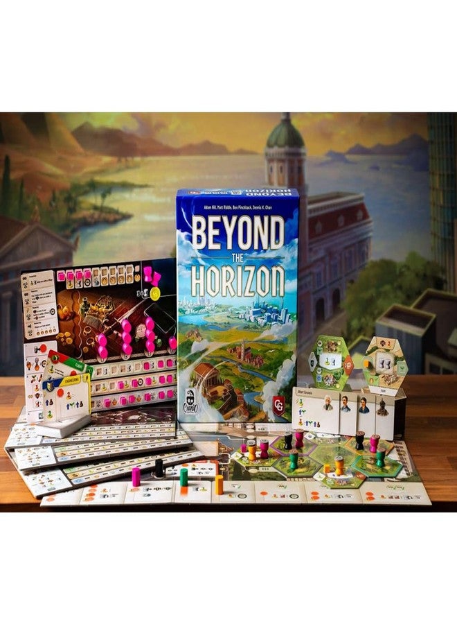 Capstone Games Beyond The Horizon, Civilization Building Board Game, 2-4 Players, 120 Minutes, Ages 14+ - Image 3